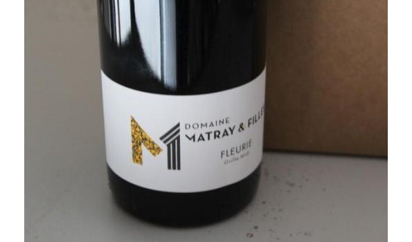 12 flessen à 75cl wijn Domaine Matray & Filles, Fleurie, 2020
